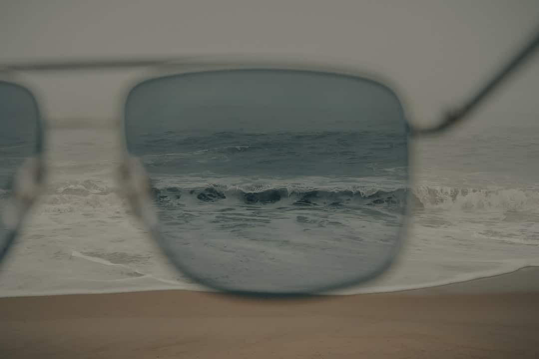 Photo Sunglasses on a beach