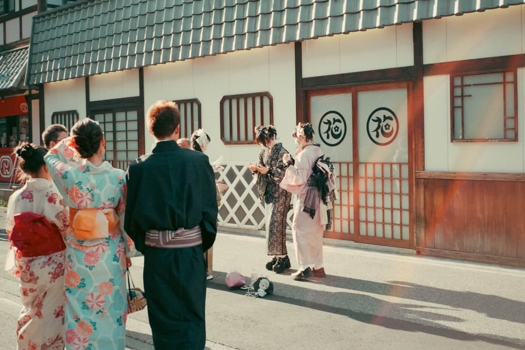 Photo Elegant kimono